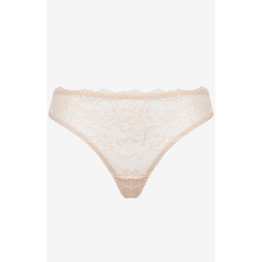 Koronkowe stringi damskie beżowe Pure Love 1973, Kolor beżowy, Rozmiar XS, Sielei ze sklepu Intymna w kategorii Majtki damskie - zdjęcie 184726856