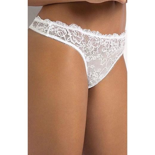 Koronkowe stringi damskie białe Pure Love 1973, Kolor biały, Rozmiar XS, Sielei ze sklepu Intymna w kategorii Majtki damskie - zdjęcie 184726859