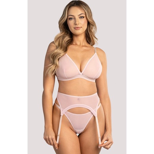 Pas do pończoch różowy Mia, Kolor różowy, Rozmiar S/M, Unikat ze sklepu Intymna w kategorii Akcesoria do bielizny - zdjęcie 184726945