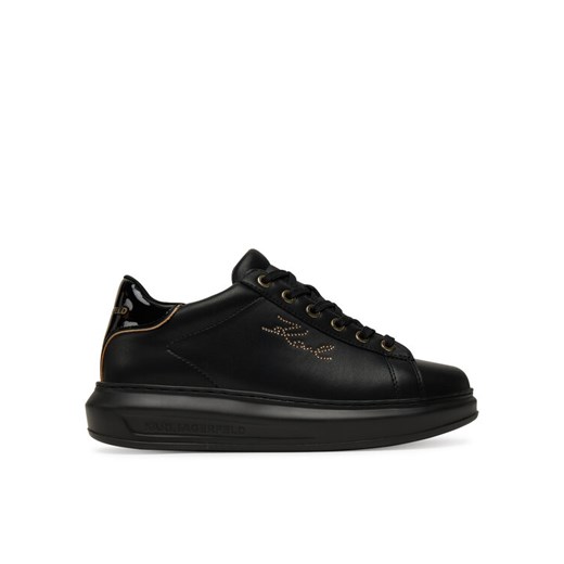 Sneakersy KARL LAGERFELD Kapri KL62518 Czarny ze sklepu eobuwie.pl w kategorii Buty sportowe damskie - zdjęcie 184727206