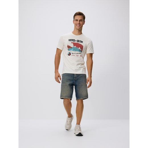 Reserved - Bawełniany t-shirt regular fit SUPERMAN™ - wielobarwny ze sklepu Reserved w kategorii T-shirty męskie - zdjęcie 184728527