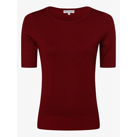 Marie Lund Sweter damski Kobiety drobna dzianina malinowy jednolity ze sklepu vangraaf w kategorii Swetry damskie - zdjęcie 184728809