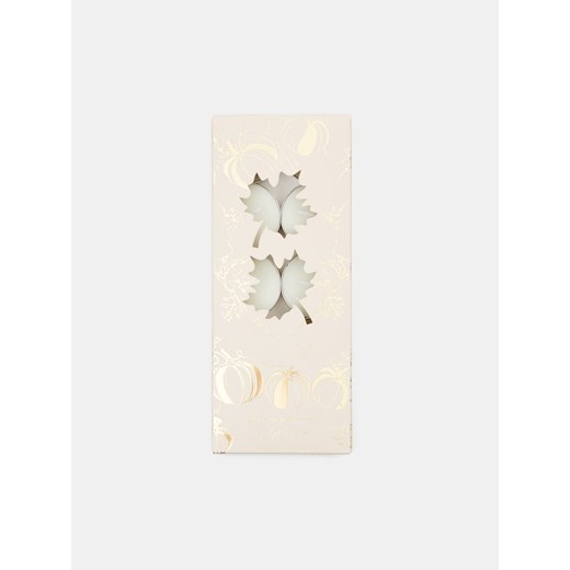 Sinsay - Zestaw świeczek tealight Pupmkin Spice - biały Sinsay One Size Sinsay
