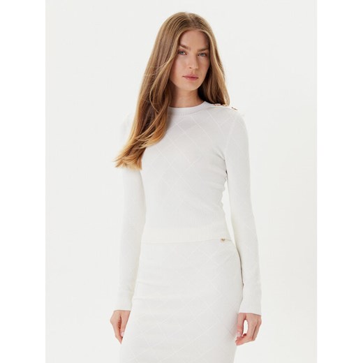 Marciano Guess Sweter 5YGR11 5036Z Écru Regular Fit ze sklepu MODIVO w kategorii Swetry damskie - zdjęcie 184730208