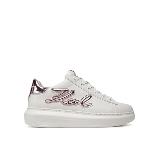 KARL LAGERFELD Sneakersy Kapri KL62511A Biały ze sklepu MODIVO w kategorii Buty sportowe damskie - zdjęcie 184730209