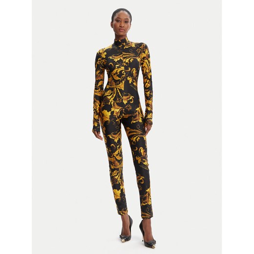 Versace Jeans Couture Kombinezon 79HAN006 JS501 Czarny Slim Fit ze sklepu MODIVO w kategorii Swetry damskie - zdjęcie 184730218