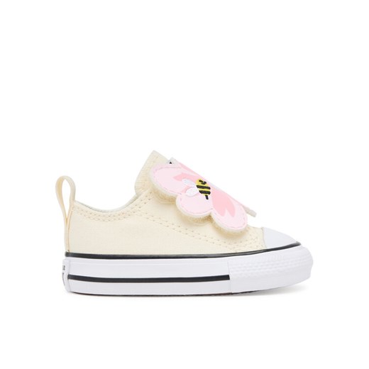 Converse Trampki Chuck Taylor All Star One Strap Embroidered Floral Easy On A13452C Écru ze sklepu MODIVO w kategorii Trampki dziecięce - zdjęcie 184730245