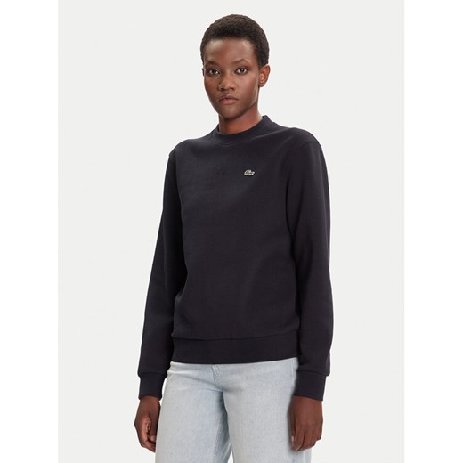Lacoste Bluza SF5245 Granatowy Relaxed Fit ze sklepu MODIVO w kategorii Bluzy damskie - zdjęcie 184730295