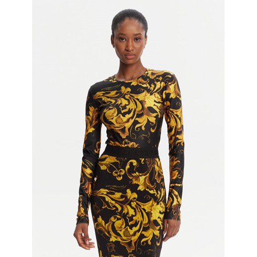 Versace Jeans Couture Body 79HAM221 JS501 Czarny Slim Fit ze sklepu MODIVO w kategorii Bluzki damskie - zdjęcie 184730335