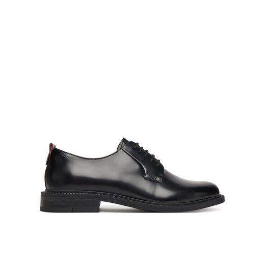 HUGO Półbuty Lysander 50548654 Czarny ze sklepu MODIVO w kategorii Buty eleganckie męskie - zdjęcie 184730366