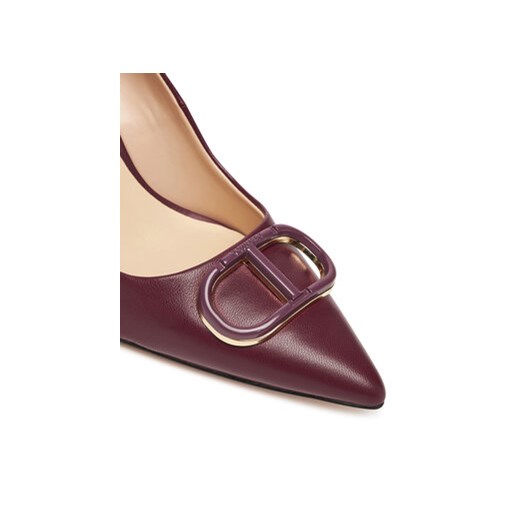 TWINSET Szpilki 252TCP032 Bordowy Twinset 39 MODIVO