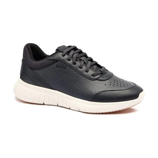 BOSS BLACK Skórzane sneakersy Titanis_Runn_ltmx ze sklepu Gomez Fashion Store w kategorii Buty sportowe męskie - zdjęcie 184732017