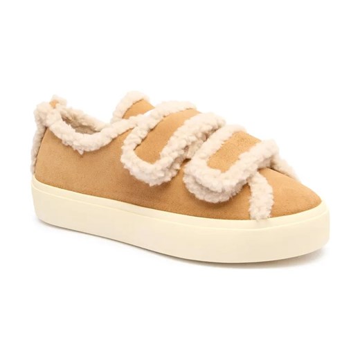 INUIKII Skórzane sneakersy VELCRO | shearling ze sklepu Gomez Fashion Store w kategorii Buty sportowe damskie - zdjęcie 184732066