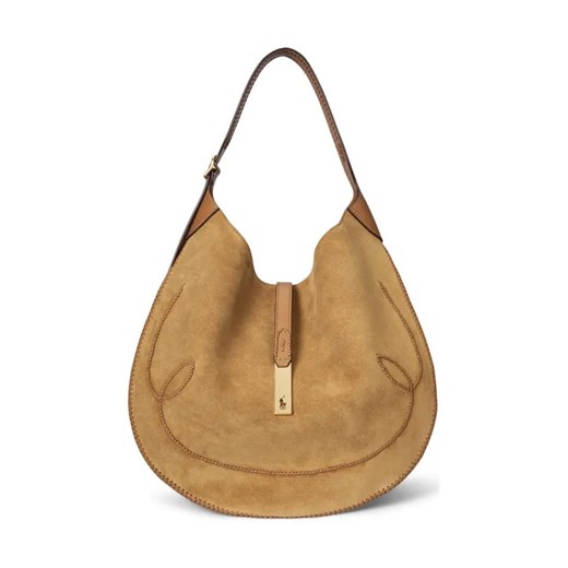 POLO RALPH LAUREN Skórzana hobo ID ze sklepu Gomez Fashion Store w kategorii Torebki hobo - zdjęcie 184732067