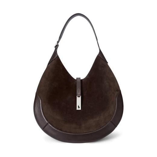 POLO RALPH LAUREN Skórzana hobo ID ze sklepu Gomez Fashion Store w kategorii Torebki hobo - zdjęcie 184732069