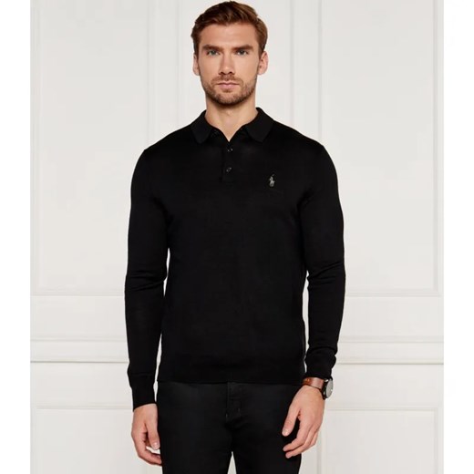 POLO RALPH LAUREN Wełniane polo | Regular Fit ze sklepu Gomez Fashion Store w kategorii T-shirty męskie - zdjęcie 184733109