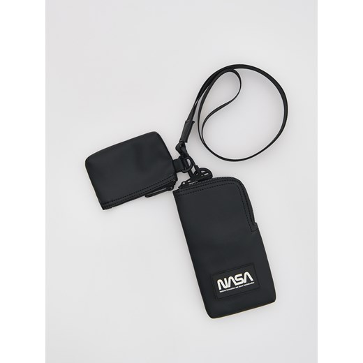 Reserved - Portfel NASA - czarny Reserved ONE SIZE Reserved