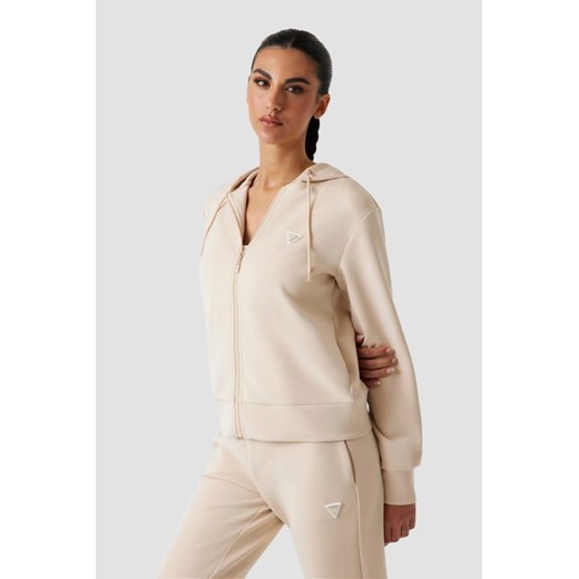 GUESS Damska bluza w kolorze taupe Olympe, Rozmiar M ze sklepu outfit.pl w kategorii Bluzy damskie - zdjęcie 184734177