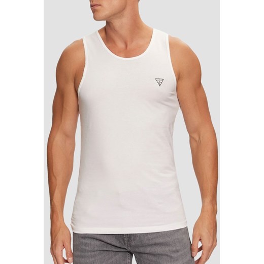 GUESS Biała męska podkoszulka 2 Pack, Rozmiar S ze sklepu outfit.pl w kategorii T-shirty męskie - zdjęcie 184734276