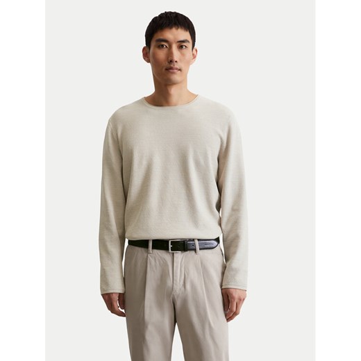 Marc O'Polo Sweter 526 5023 60080 Beżowy Regular Fit ze sklepu MODIVO w kategorii Swetry męskie - zdjęcie 184734448