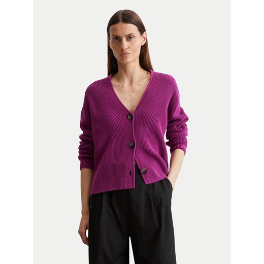 Marc O'Polo Kardigan 506 6059 61069 Fioletowy Relaxed Fit ze sklepu MODIVO w kategorii Swetry damskie - zdjęcie 184734455