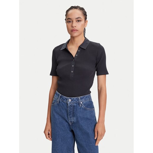 Marc O'Polo Polo 506 2156 53001 Granatowy Slim Fit ze sklepu MODIVO w kategorii Bluzki damskie - zdjęcie 184734489
