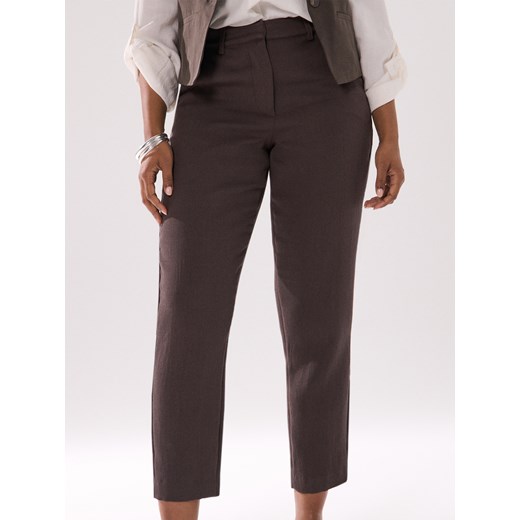 Sinsay - Spodnie - brązowy Sinsay XXL Sinsay
