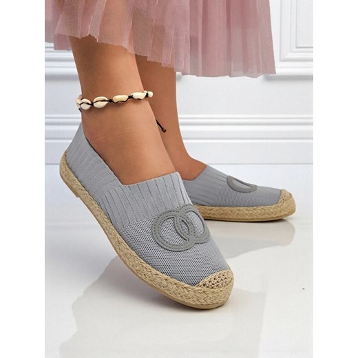 Damskie espadryle Callista Verde – zamszowe, płaski obcas, zielone ze sklepu royalfashion.pl w kategorii Espadryle damskie - zdjęcie 184737715