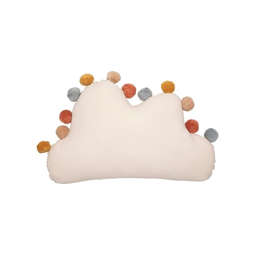 WellHome for Kids Poduszka &quot;Pompons&quot; w kolorze kremowym ze wzorem - 30 x 50 cm ze sklepu Limango Polska w kategorii Poduszki dla dzieci - zdjęcie 184738139