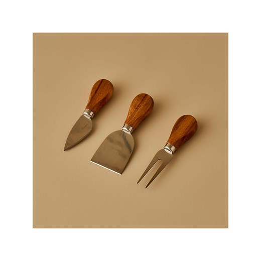 BELLA MAISON 4-częściowy zestaw w kolorze brązowym do sera Bella Maison onesize wyprzedaż Limango Polska