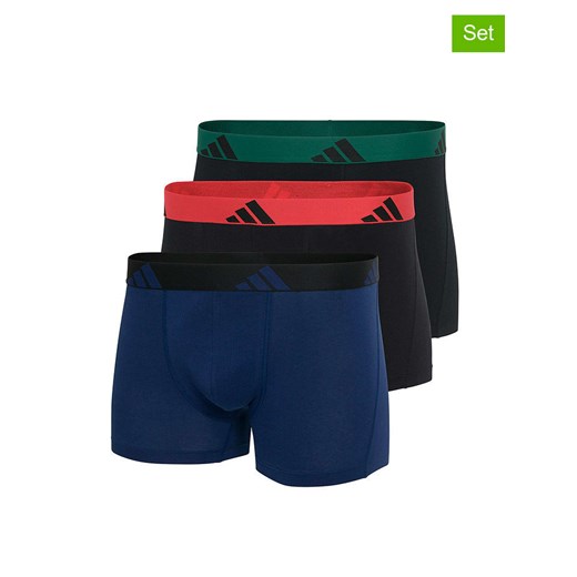adidas Bokserki (3 pary) w kolorze granatowo-czarnym ze sklepu Limango Polska w kategorii Majtki męskie - zdjęcie 184738416