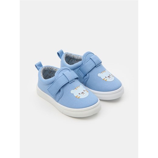 Sinsay - Trampki zapinane na rzep - szary ze sklepu Sinsay w kategorii Trampki dziecięce - zdjęcie 184738707