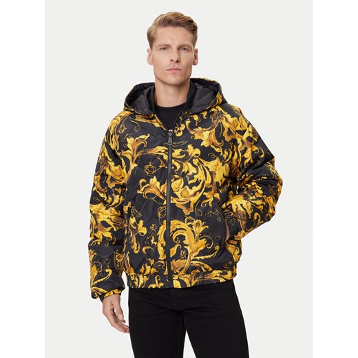Versace Jeans Couture Kurtka puchowa 79GAUD16 CQSD3 Czarny Regular Fit ze sklepu MODIVO w kategorii Kurtki męskie - zdjęcie 184738845
