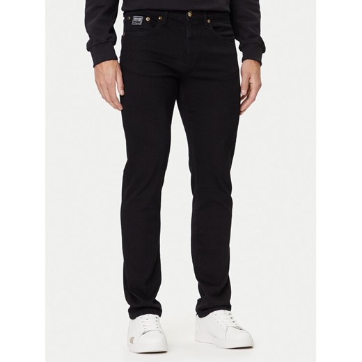 Versace Jeans Couture Jeansy 79GAB5S0 CDW00 Czarny Slim Fit ze sklepu MODIVO w kategorii Jeansy męskie - zdjęcie 184738867