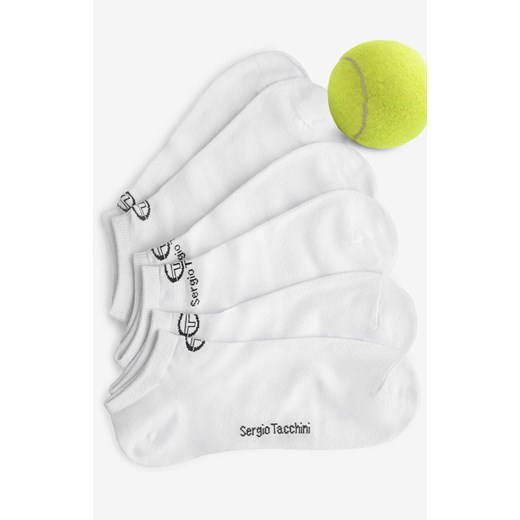 3-pack stopki sportowe bawełniane białe 1001 Sergio Tacchini, Kolor biały, Rozmiar 35-38, Sergio Tacchini ze sklepu Intymna w kategorii Skarpetki damskie - zdjęcie 184742158