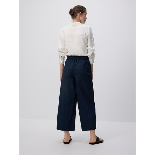 Reserved - Luźne spodnie - granatowy Reserved XL Reserved