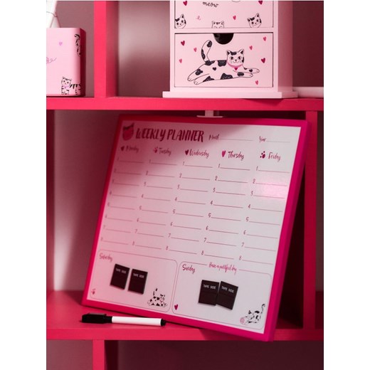 Sinsay - Tablica z markerem zmazywalnym - różowy ze sklepu Sinsay w kategorii Zabawki - zdjęcie 184744279