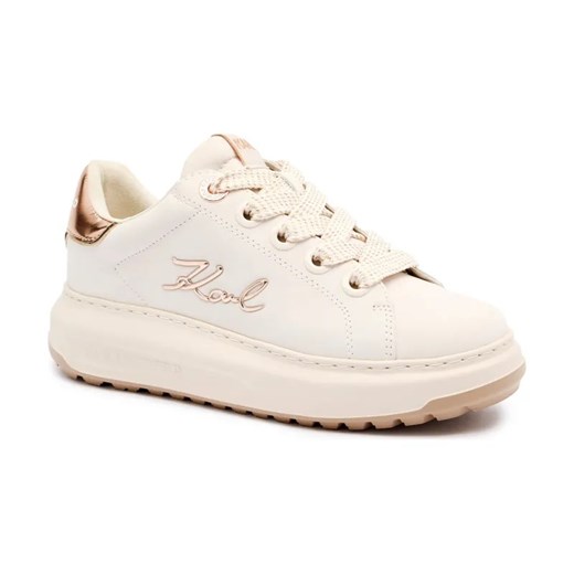 Karl Lagerfeld Skórzane sneakersy KAPRI LUG ze sklepu Gomez Fashion Store w kategorii Buty sportowe damskie - zdjęcie 184745547