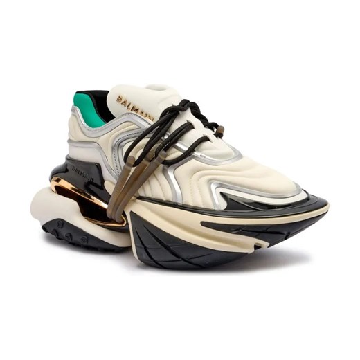 Balmain Sneakersy UNICORN WAVE | z dodatkiem skóry ze sklepu Gomez Fashion Store w kategorii Buty sportowe damskie - zdjęcie 184745556