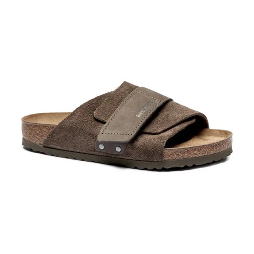 Birkenstock Skórzane klapki Kyoto EVA ze sklepu Gomez Fashion Store w kategorii Klapki męskie - zdjęcie 184745569