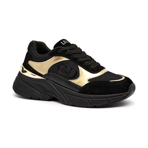 Liu Jo Sneakersy LJ01 01 | z dodatkiem skóry ze sklepu Gomez Fashion Store w kategorii Buty sportowe damskie - zdjęcie 184745579
