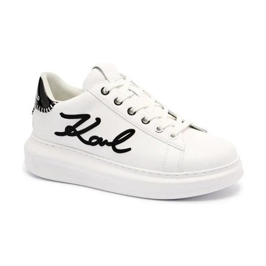 Karl Lagerfeld Skórzane sneakersy KAPRI Cornelly Signia Stitch ze sklepu Gomez Fashion Store w kategorii Buty sportowe damskie - zdjęcie 184745598