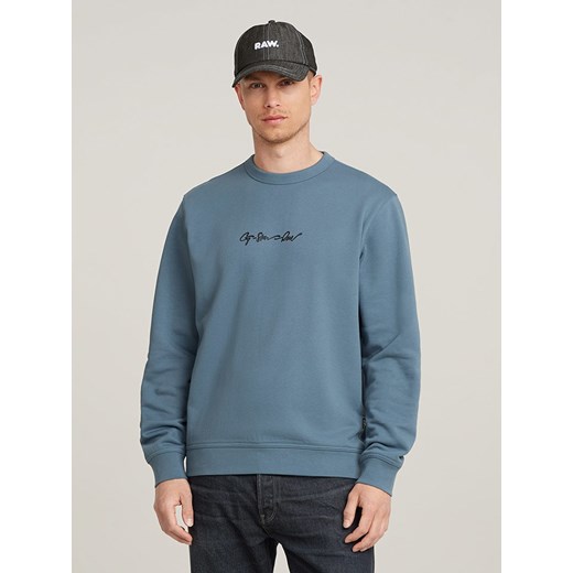 G-Star Bluza w kolorze niebieskim ze sklepu Limango Polska w kategorii Bluzy męskie - zdjęcie 184746548
