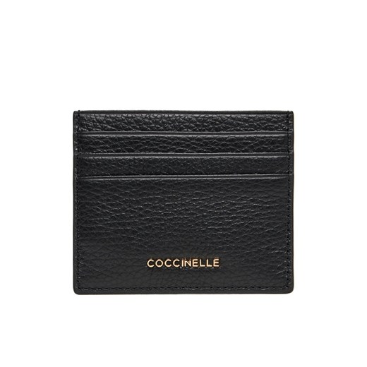 Etui na karty kredytowe Coccinelle MW5 Metallic Soft E2 MW5 12 95 01 Czarny ze sklepu eobuwie.pl w kategorii Etui - zdjęcie 184747279