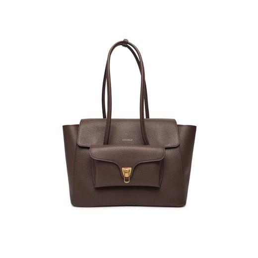 Coccinelle Torebka E1 T8A 11 02 01 Brązowy ze sklepu MODIVO w kategorii Torby Shopper bag - zdjęcie 184747695