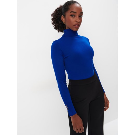 Mohito - Kobaltowy golf - niebieski Mohito XL promocyjna cena Mohito