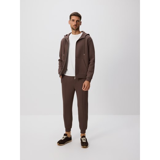 Reserved - Bluza regular z kapturem - beżowy Reserved XXL Reserved