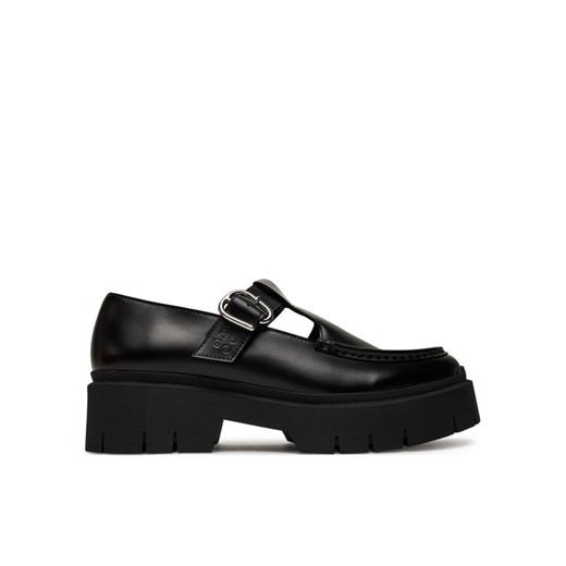 Loafersy HUGO Kris 50551873 Czarny ze sklepu eobuwie.pl w kategorii Lordsy damskie - zdjęcie 184749087
