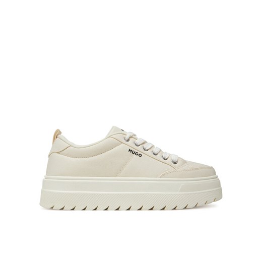 Sneakersy HUGO Lyssa 50548178 Biały ze sklepu eobuwie.pl w kategorii Buty sportowe damskie - zdjęcie 184749108