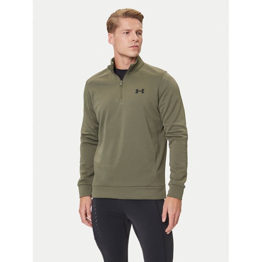 Under Armour Bluza Armor Fleece 1373358 Zielony Regular Fit ze sklepu MODIVO w kategorii Bluzy męskie - zdjęcie 184749407